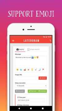 Latergram - Schedule Instagram screenshot 1