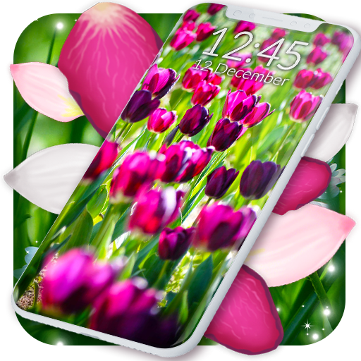 Spring Petals Live Wallpaper ❤️ Flower Wallpapers icon