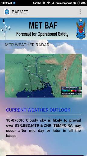 BAF MET- BAF Weather Forecast screenshot 2