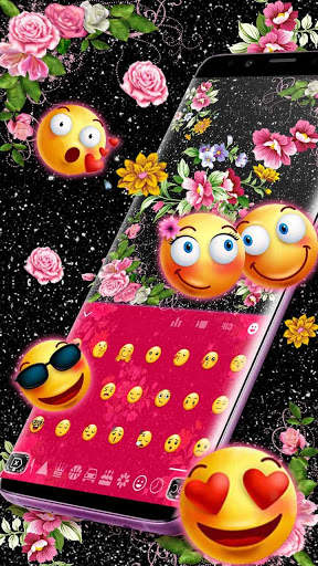 Floral Keyboard screenshot 3