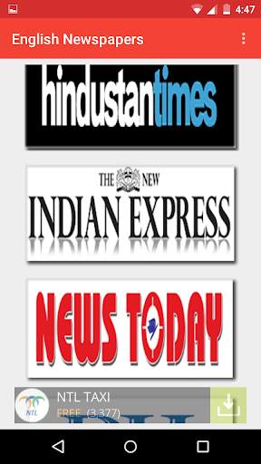 English News papers - India screenshot 3