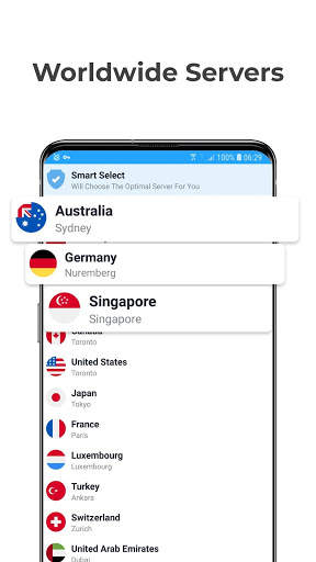 ExaVPN - WiFi Koruması için Hızlı ve Ücretsiz VPN screenshot 3