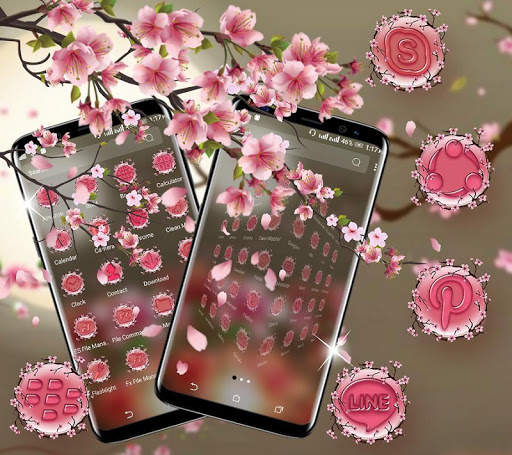 Sakura Launcher Theme screenshot 4
