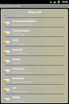 Drug Effects Guide - Lite screenshot 1