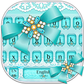 Blue Bow Keyboard Theme icon