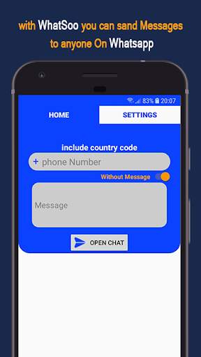 WhatSoo ( App for an Instant Chat on WhatsApp ) screenshot 2