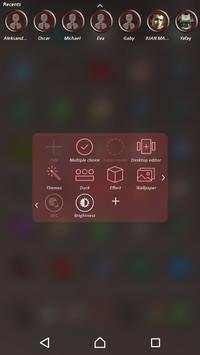 TSF Theme Red Circle 6 تصوير الشاشة