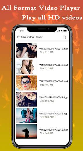 Video Player All Format -HD Video Player 6 تصوير الشاشة