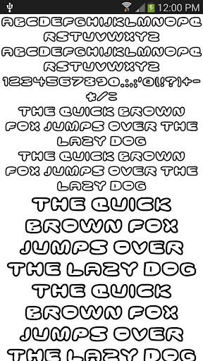 Fonts Cool for FlipFont® free screenshot 2