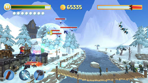 Snowball Attack Shoot Defend screenshot 2