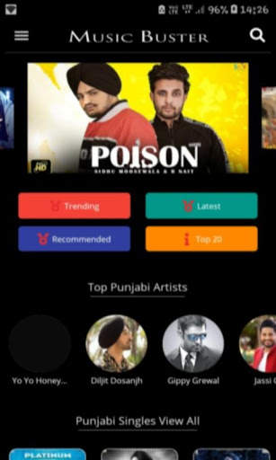 Music Buster | Stream Online Punjabi Music screenshot 1