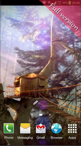 Tree Village 3D Free lwp screenshot 3