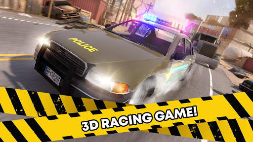 Cop Car Chase 🚨 Police Robber Racing City Crime screenshot 10