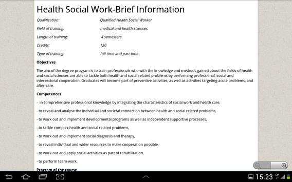 Health Social Work MSc screenshot 7