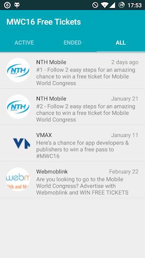 MWC18 Free Tickets screenshot 3