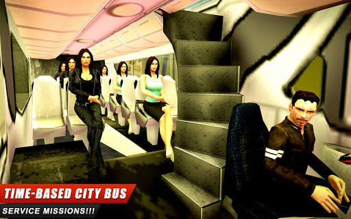 Taxi Bus Driving - Passenger Coach Driver 2019 screenshot 15