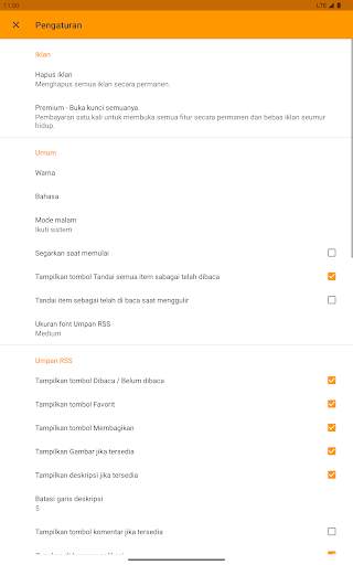 Pembaca RSS Offline screenshot 8