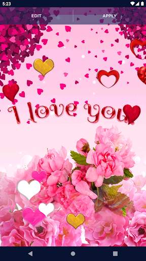 Love Hearts Live Wallpaper screenshot 4