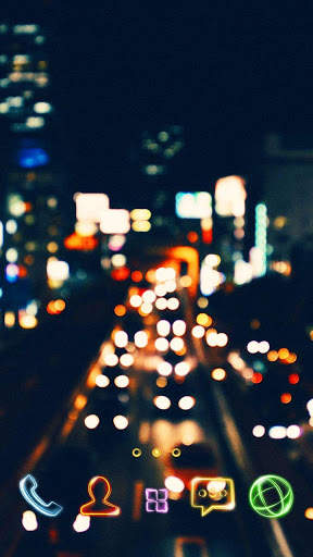 (FREE) City Lights GO Launcher Theme screenshot 1