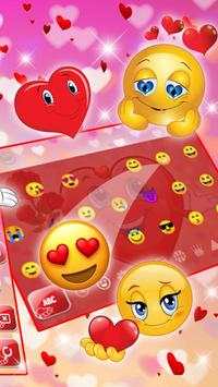 Love Emoticons Keyboard Theme screenshot 3
