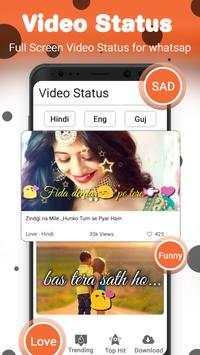 Full Screen Video Status -Video Status Maker 2019 screenshot 1