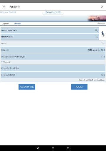 Vonatinfó screenshot 9