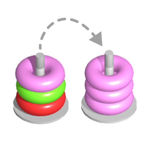 Color Hoop stack 3D - IQ Sort Online puzzle game icon