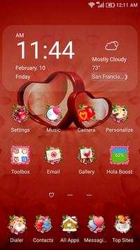 My Valentine Hola Theme screenshot 1
