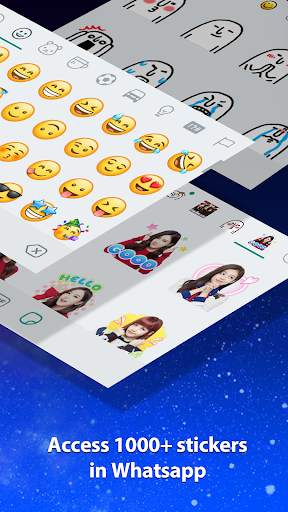 Colorful Smoke Live Keyboard Theme for Rockey screenshot 5