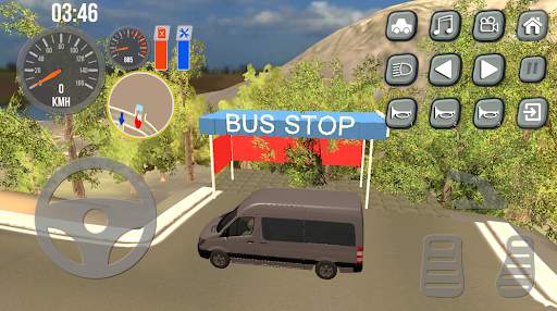 Van Minibus Car Simulator Game screenshot 3