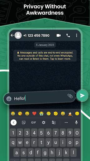 WA Chat without saving number screenshot 4