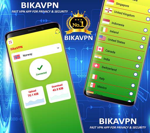 BikaVPN – Fast Vpn App For Privacy & Security screenshot 2