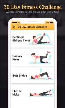 30 Day Weight Loss Challenge - Home Workout screenshot 2