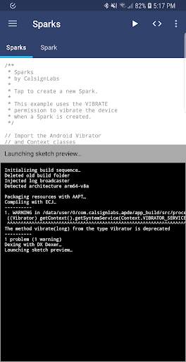 APDE - Android Processing IDE screenshot 2