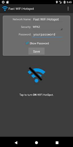Fast WiFi Hotspot screenshot 1