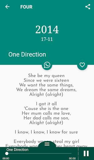 One Direction Songs Lyrics screenshot 2