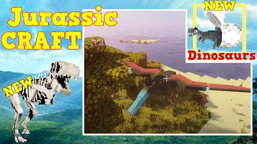 Jurassic craft mod screenshot 1