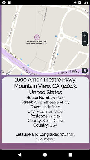 My Location Coordinates & Address screenshot 2