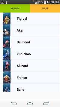 Guide for Mobile Legends screenshot 1