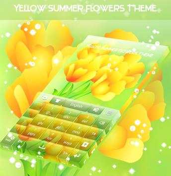 Yellow Summer Flowers Theme screenshot 5