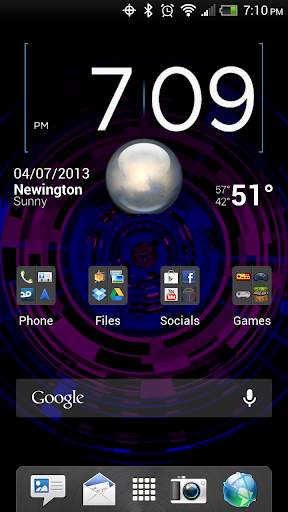 Tech Rings Live Wallpaper Free screenshot 2