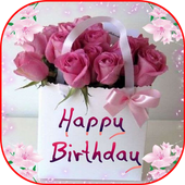 Birthday Gift Flowers أيقونة