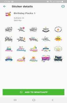 Happy Birthday Stickers for WhatsApp screenshot 4