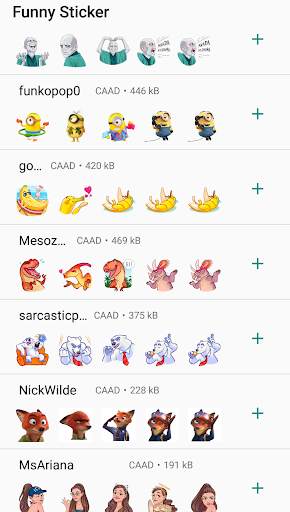 Funny Stickers स्क्रीनशॉट 2