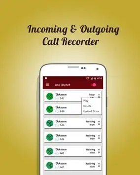 Auto Call Recorder For Android screenshot 3