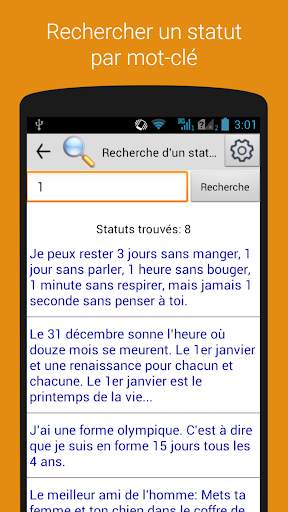 Statuts-Phrases à tout faire screenshot 7