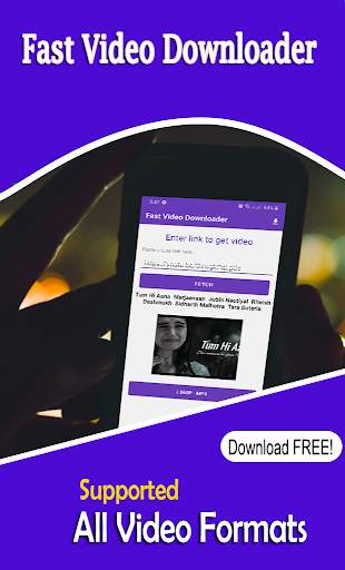 Fast Video Downloader screenshot 1