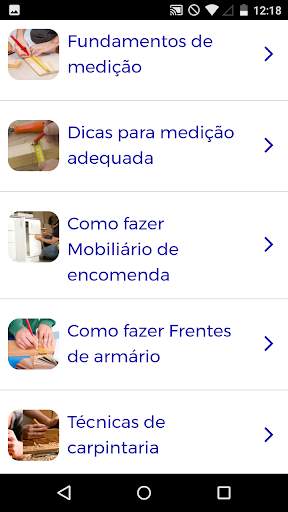Curso de Carpintaria screenshot 1