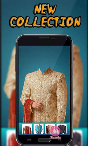 Man Sherwani Suit Camera screenshot 3