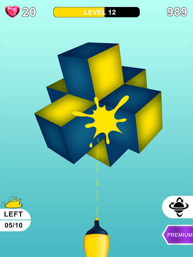 Color 3D Shapes Hit Casual Games screenshot 10